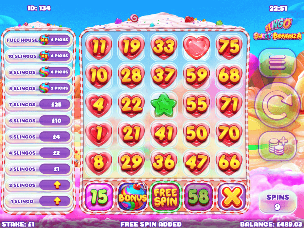 slingo sweet bonanza