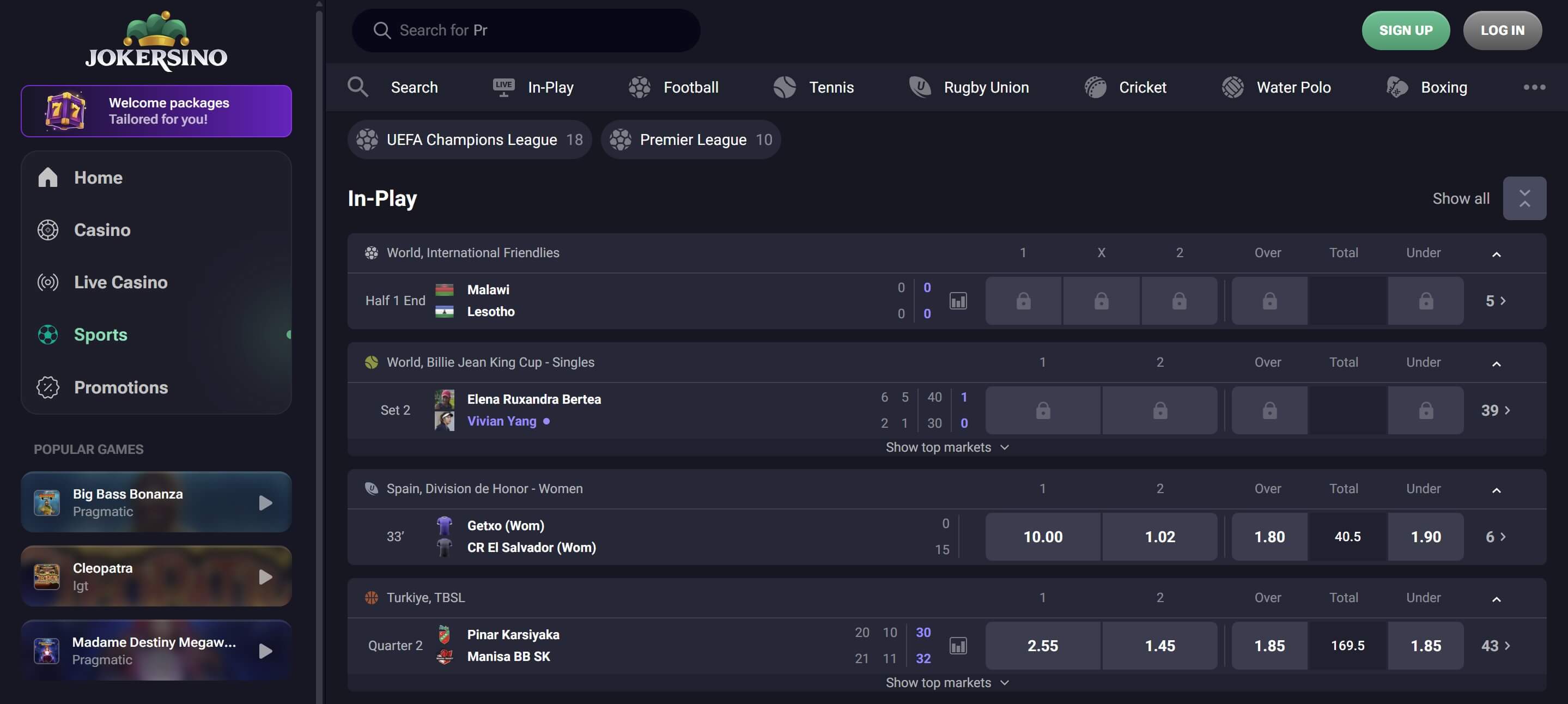 jokersino sports betting