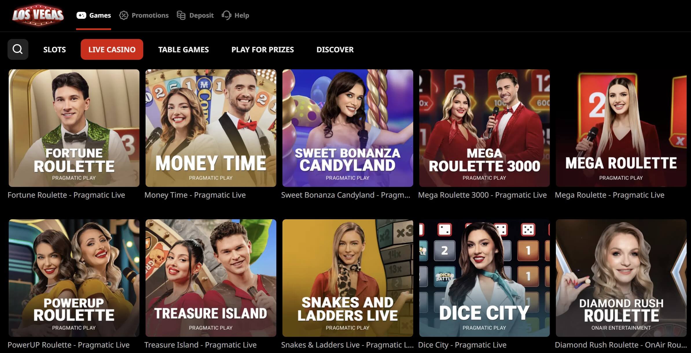 live dealer games los vegas casino