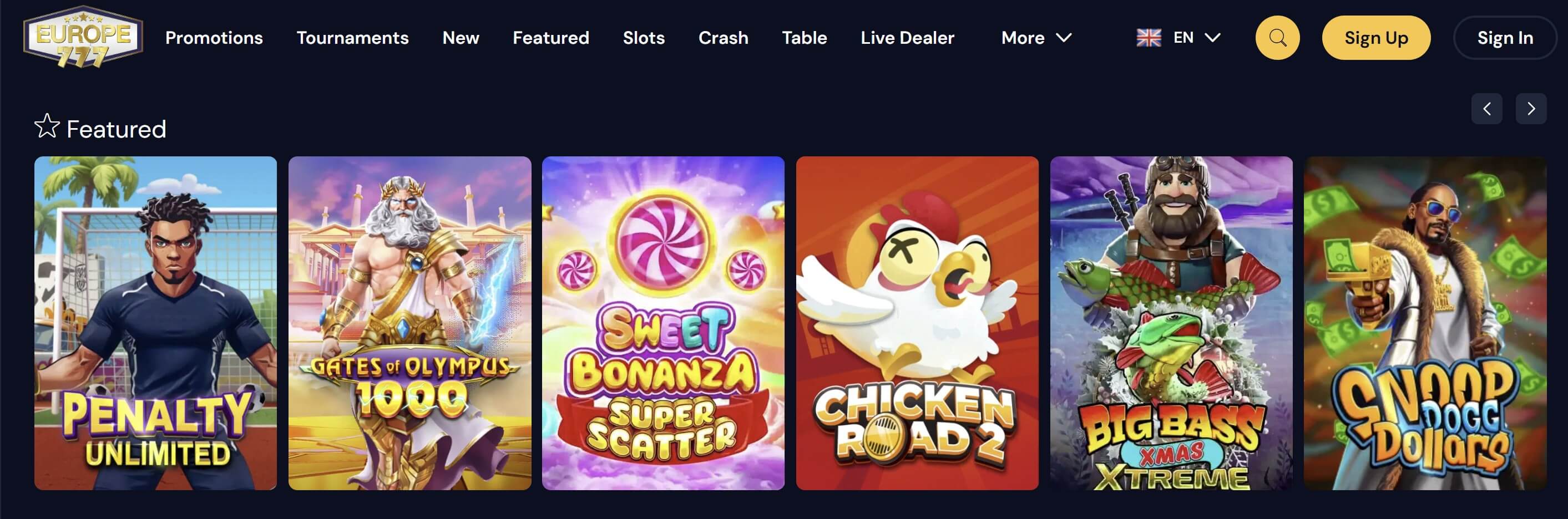 slots lobby europe777 casino