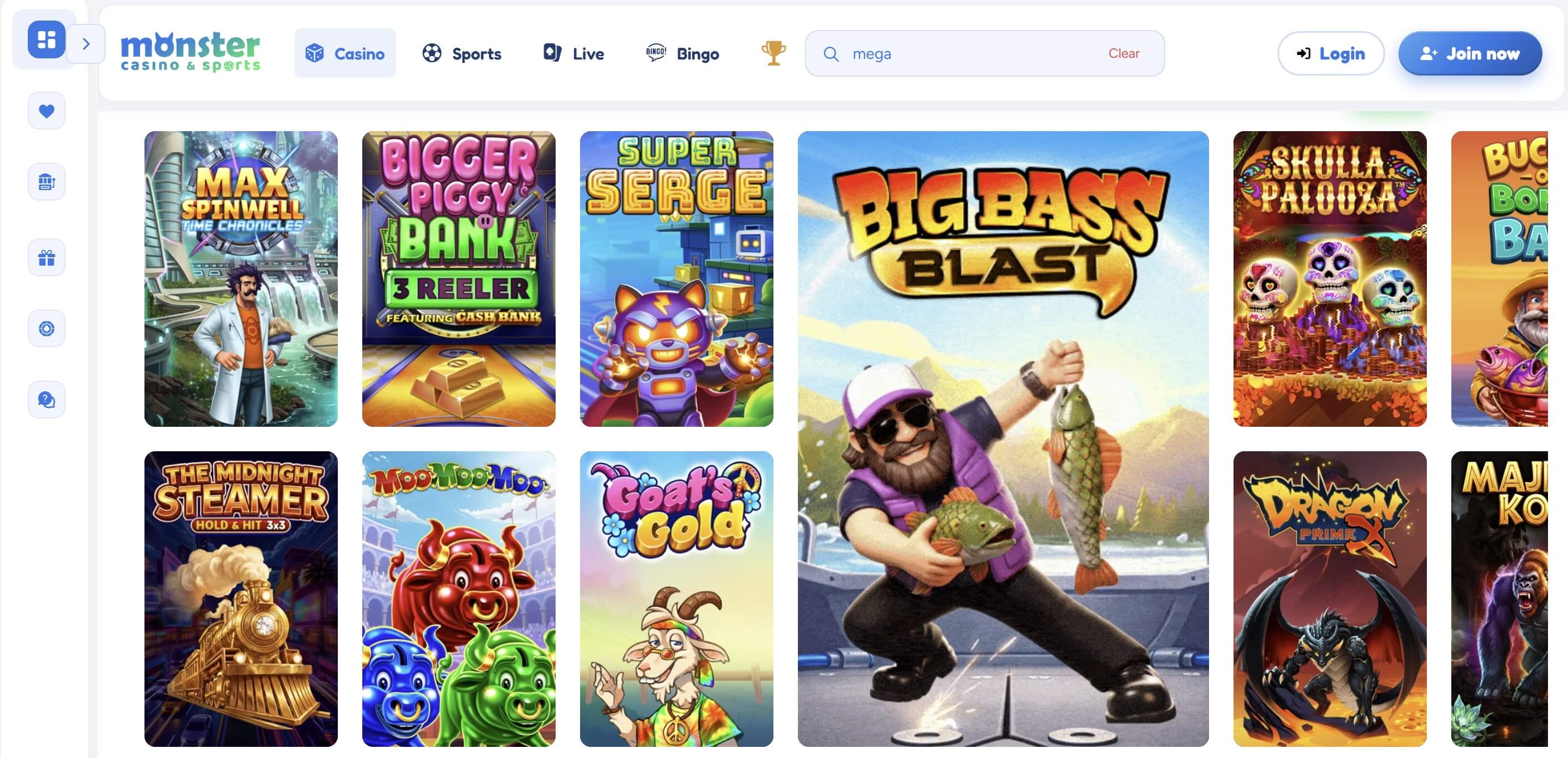 Monster Casino slots