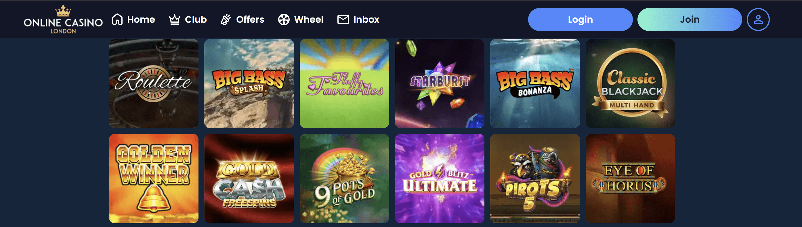 slots lobbu online casino london