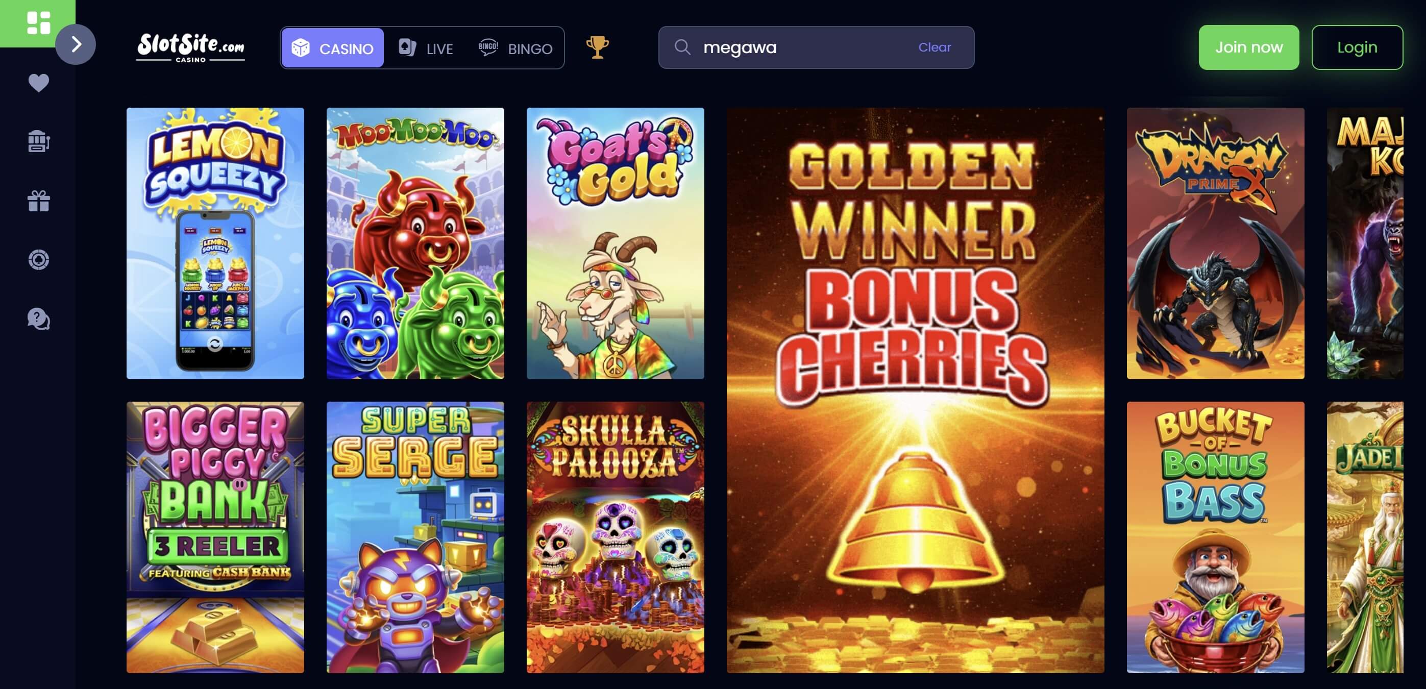 slotsite.com slots lobby
