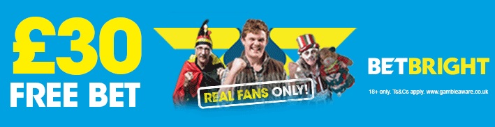 betbright free £30 sports bet
