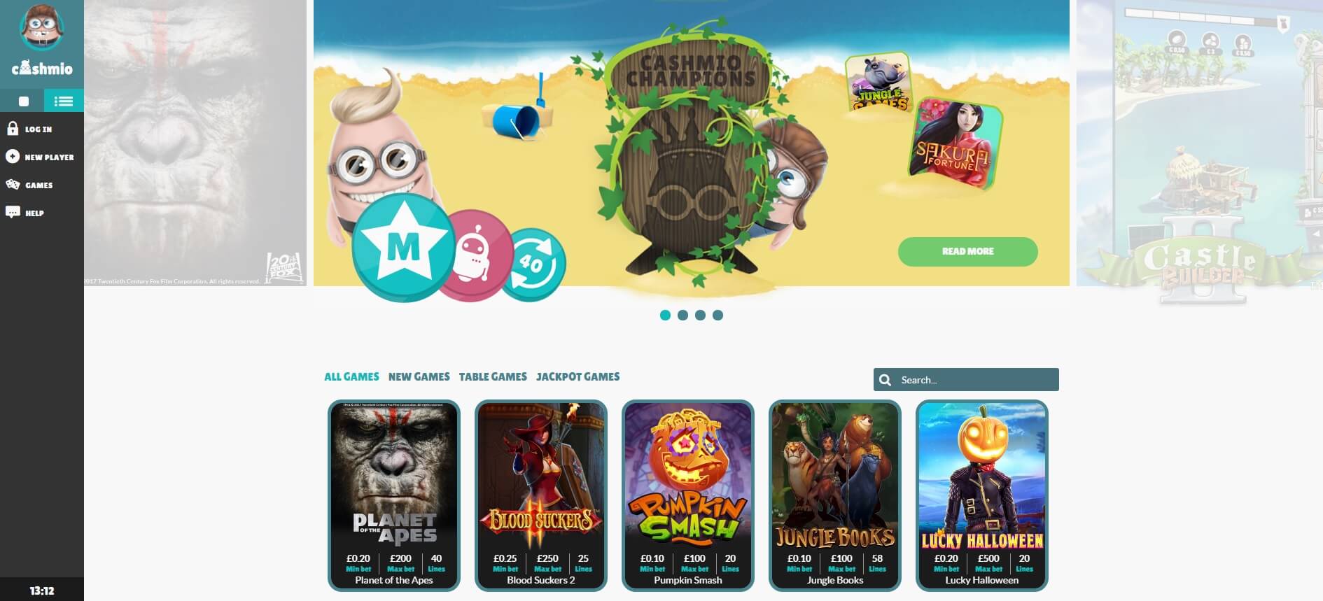 cashmio casino games and slots