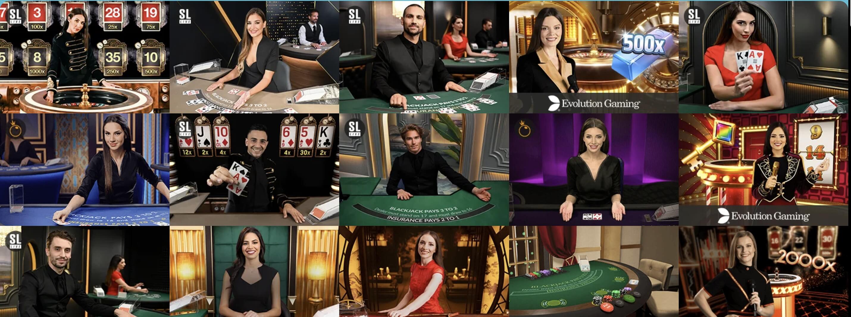fun casino live games