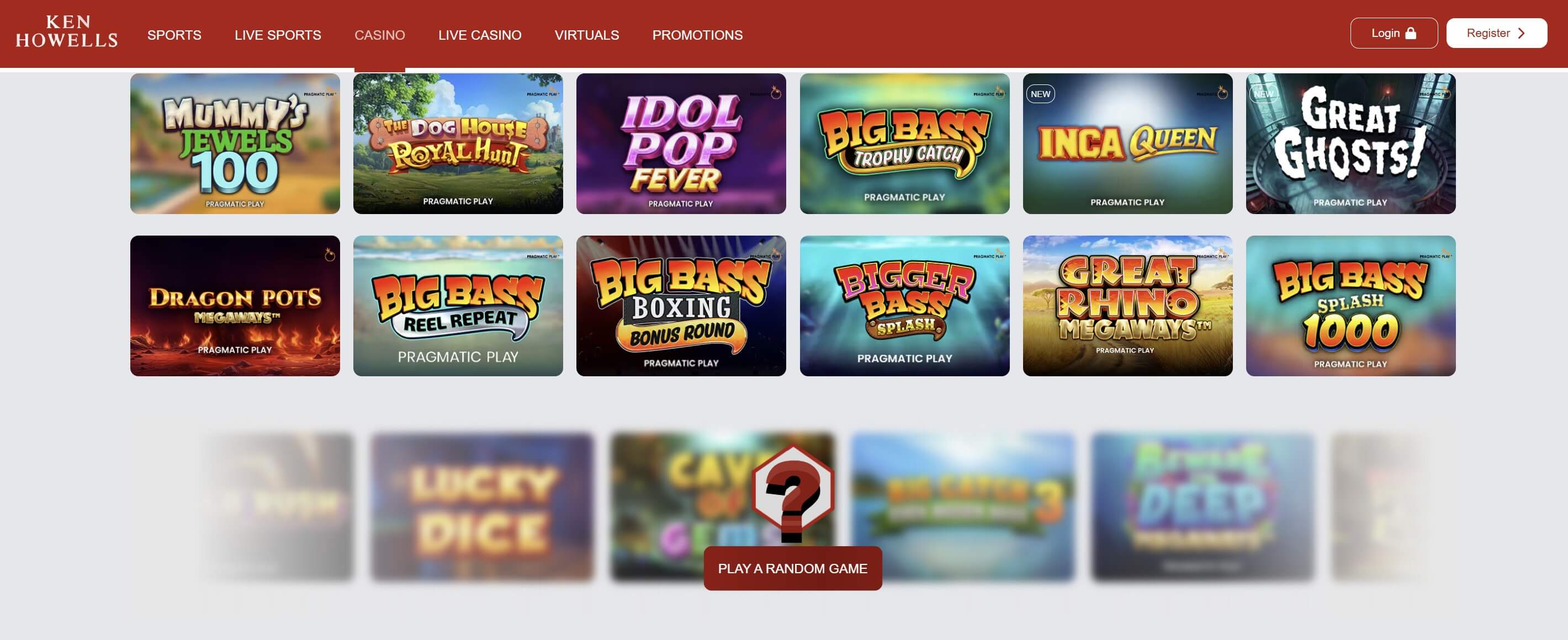 Ken Howells casino slots