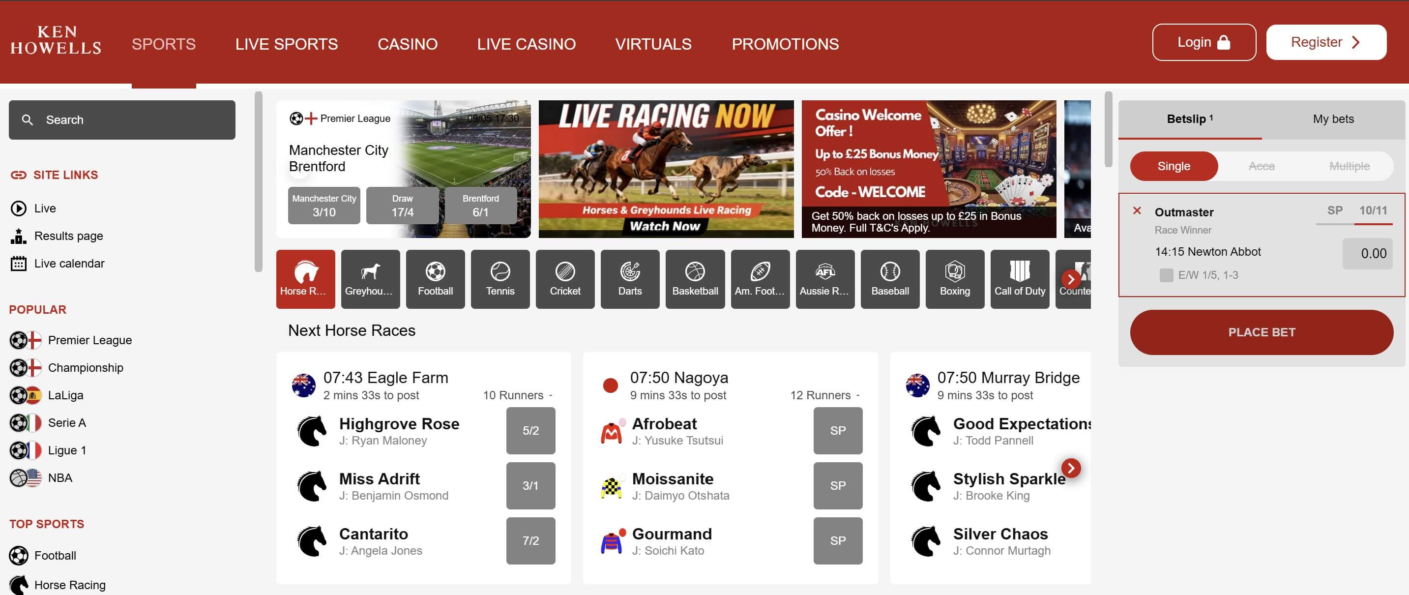 sports betting lobby at kenhowells.com
