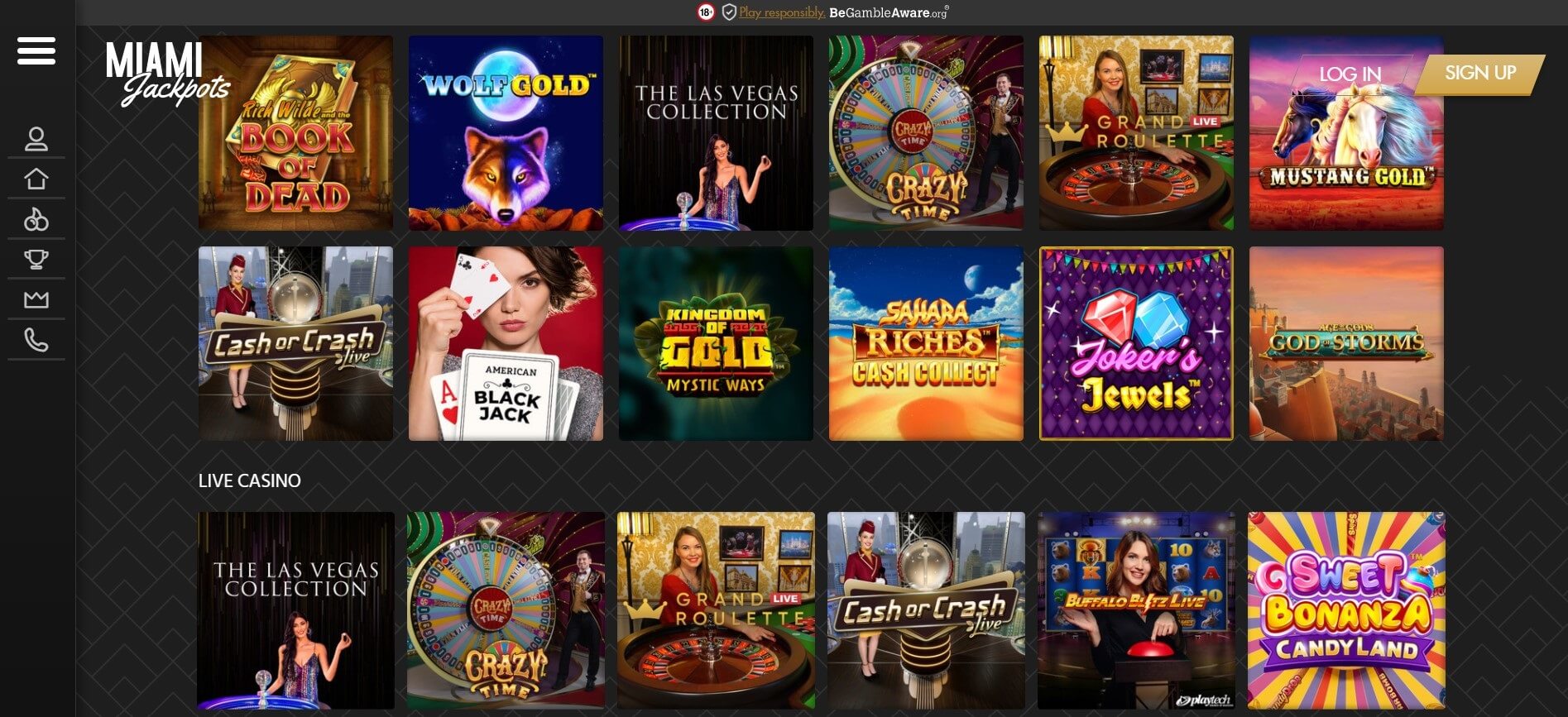 miami jackpots games and slots