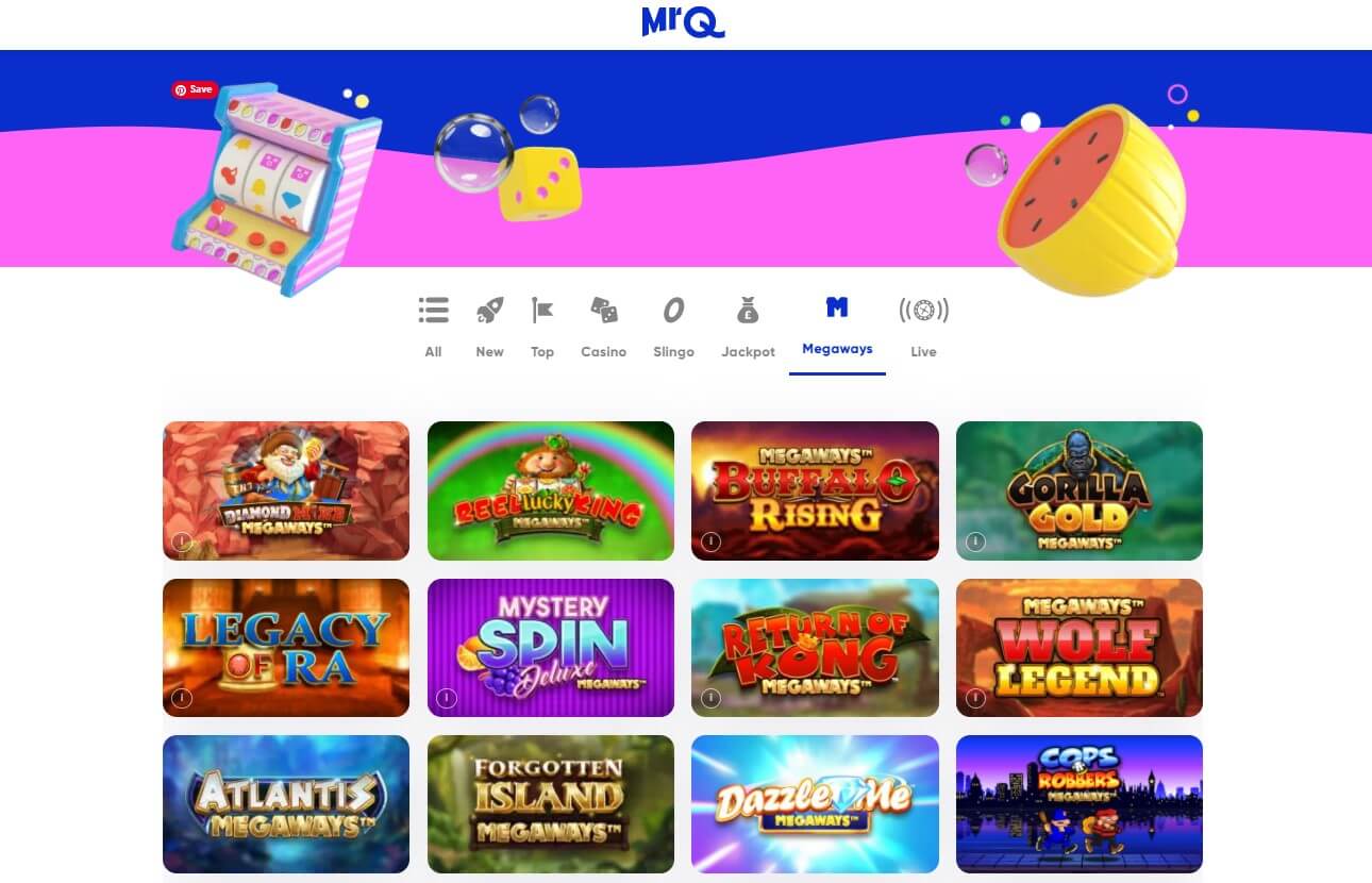 mr q casino slots