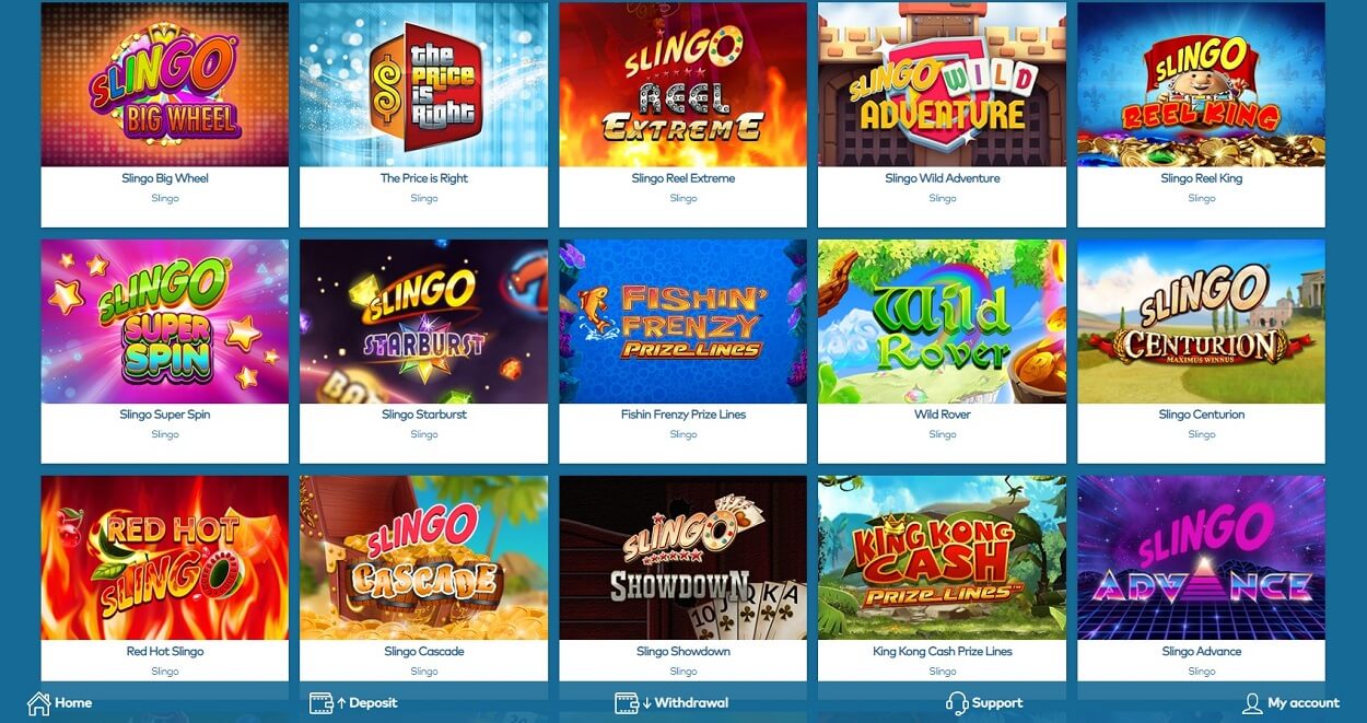 yeti casino slingo games