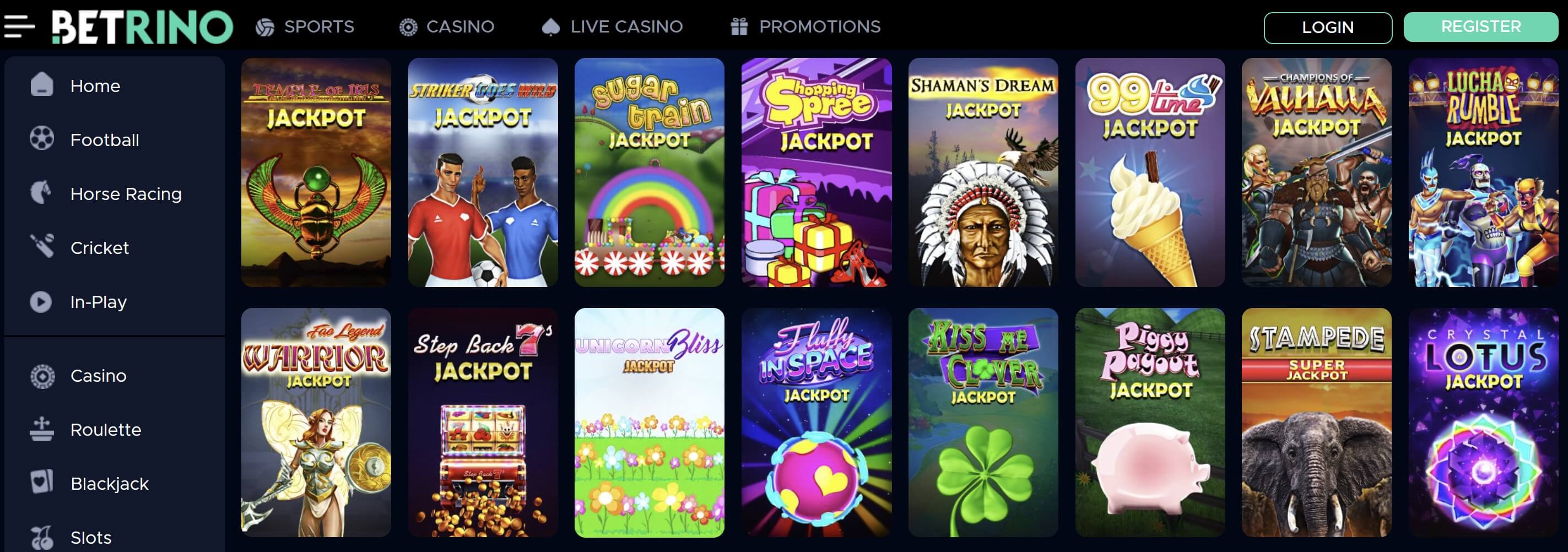 betrino.com casino slots