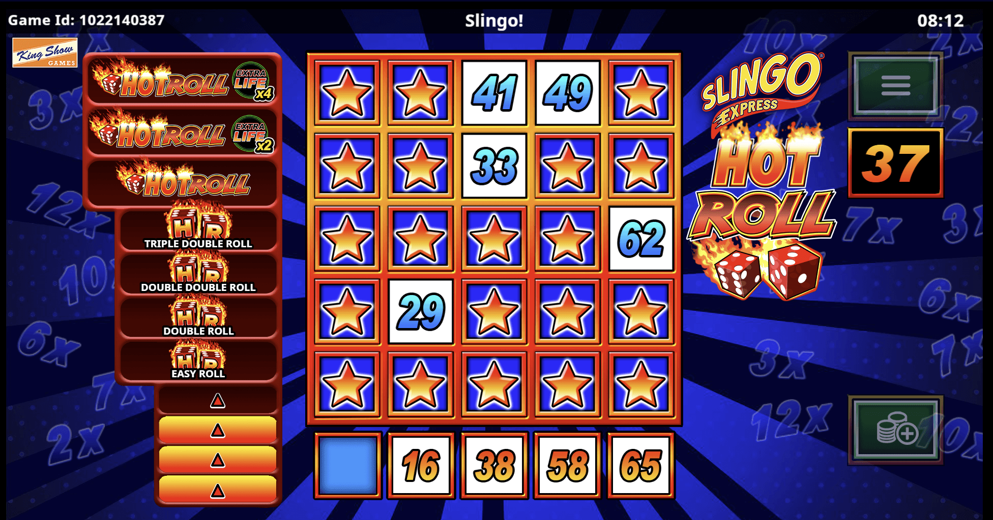 slingo hot roll express big win