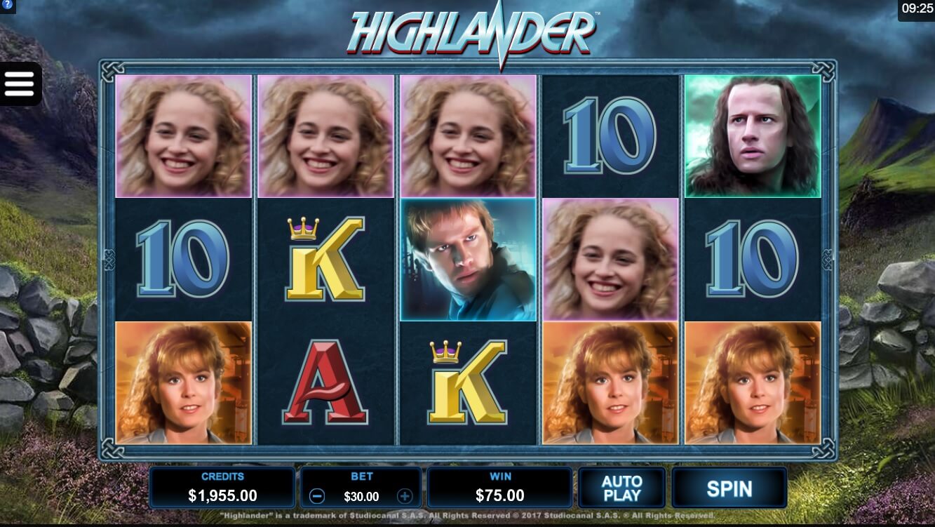 high lander slot review