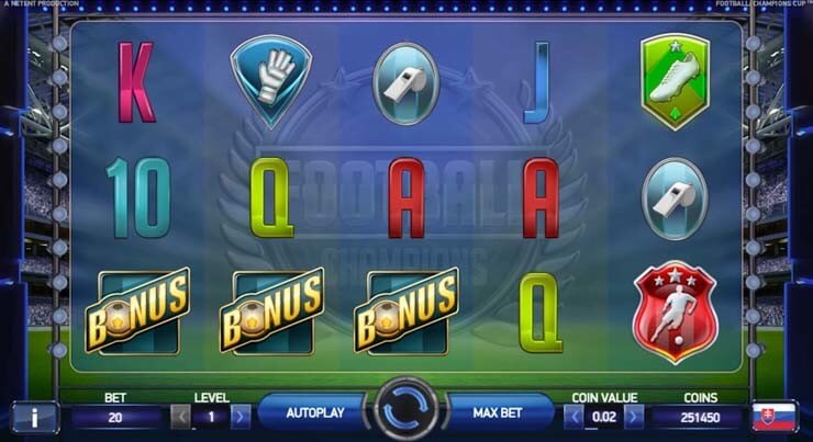 netent football championships slot review