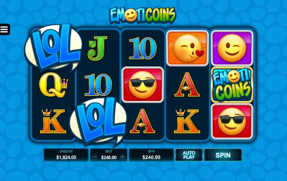 emoticoins slot review microgaming emoji slots