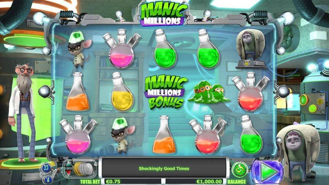 manic millions slot review