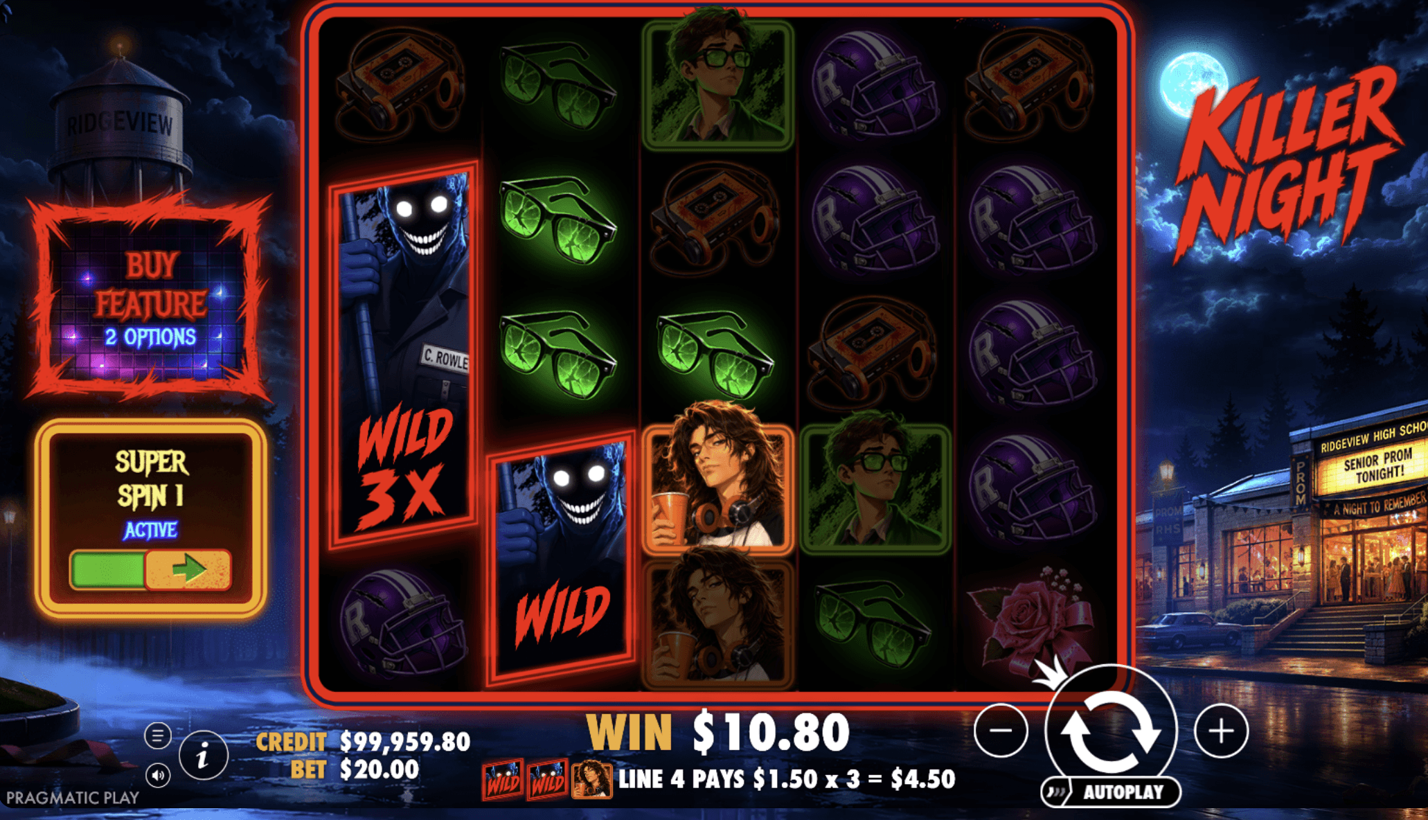 wild win killer night slot pragmatic play