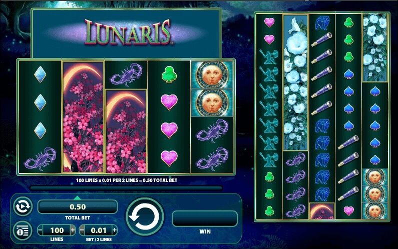 lunaris slot reels