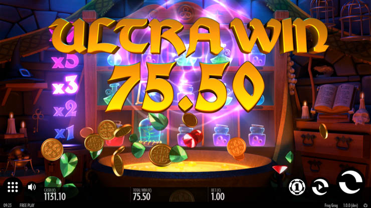 frog grog slot reels